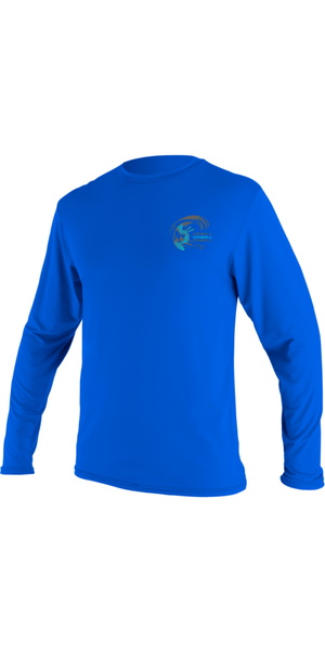 2026 O'Neill Junior Basic Skins Long Sleeve Sun Shirt 5711B - Pacific